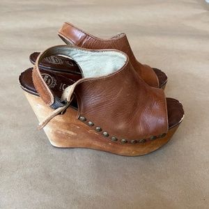 Jeffrey Campbell Platform Wedges Leather Sandals